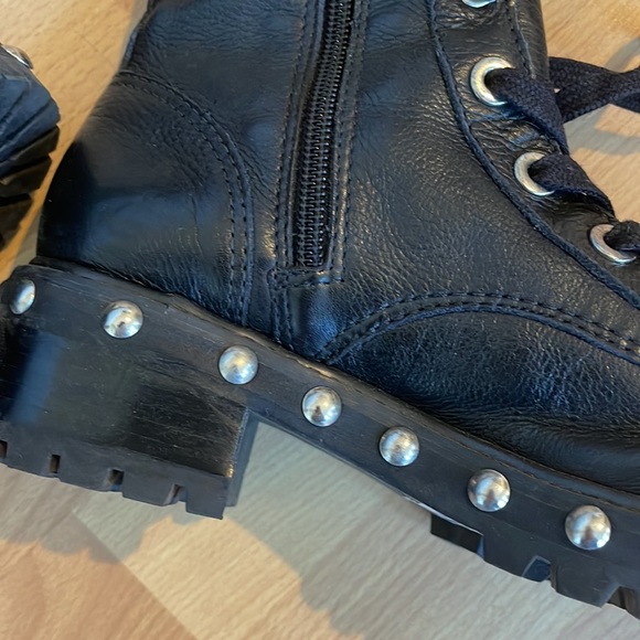 Schutz Andrea Combat Boot Size 7 Studded - Picture 5 of 9